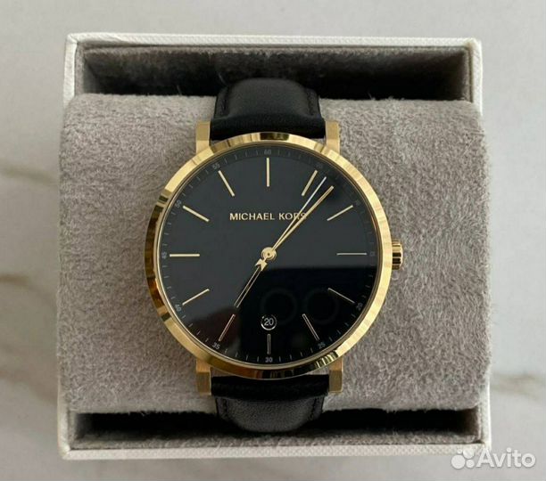 Мужские часы Michael Kors Irving Gold Tone Leather