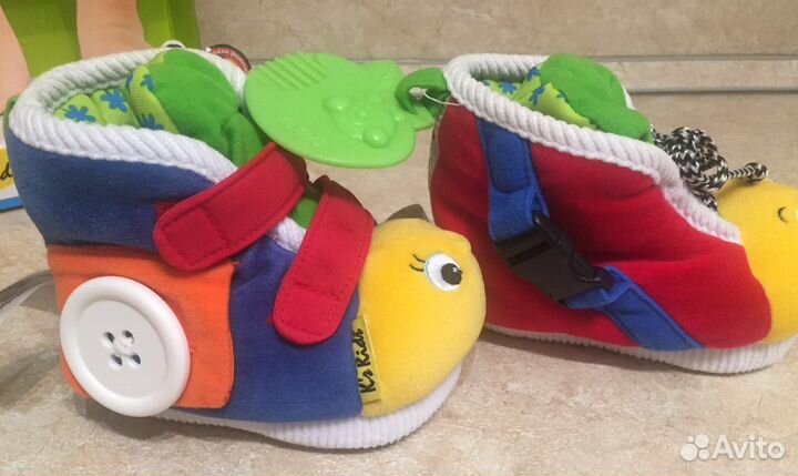 Развивающие ботиночки-игрушка