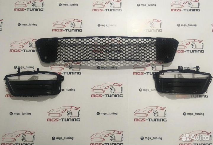 Комплект сеток в бампер на Mercedes S63 AMG 221