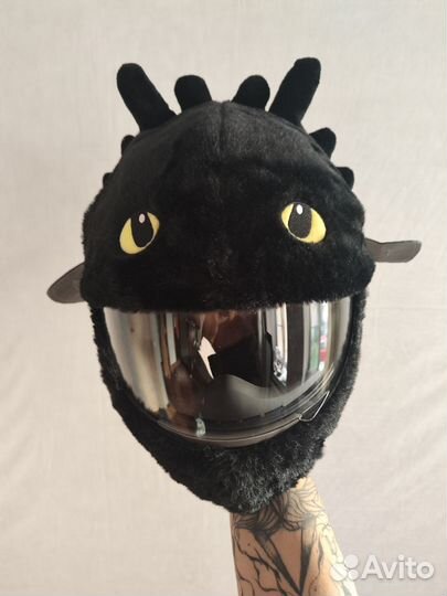 Нашлемник на мотошлем Беззубик