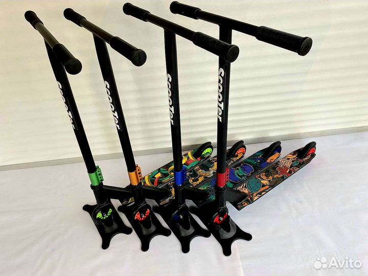 Трюковой самокат новый