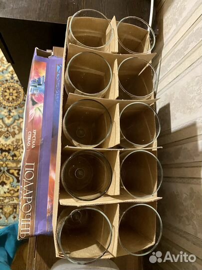 Набор 10 штук фужеры новые Икея