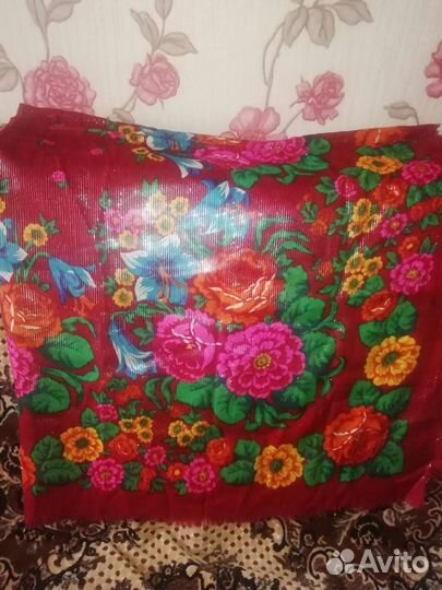 Платок большой с люрексом СССР