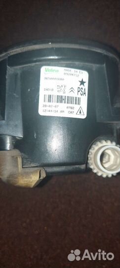 Противотуманная фара citroen c4