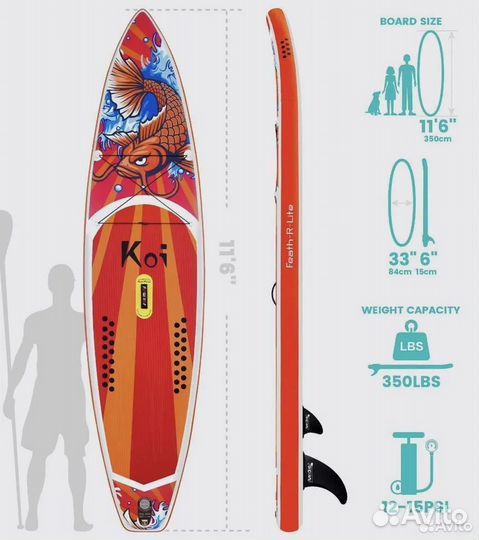 Сап доска Sup Board Koi Funwater 350