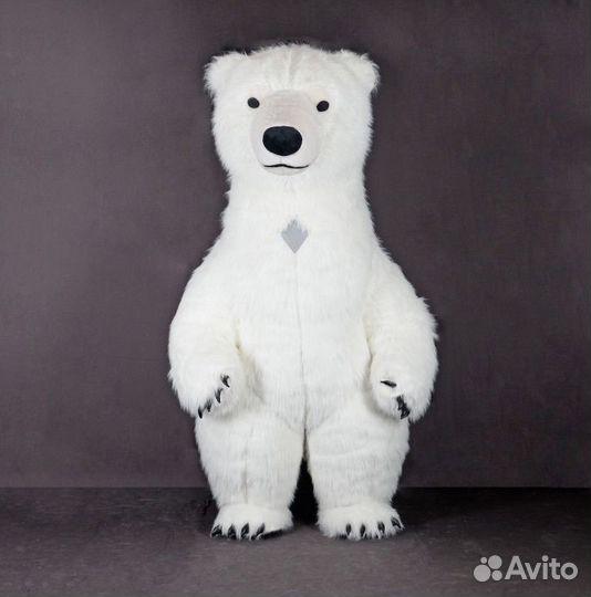 Белый Мишка Зайка поздравление