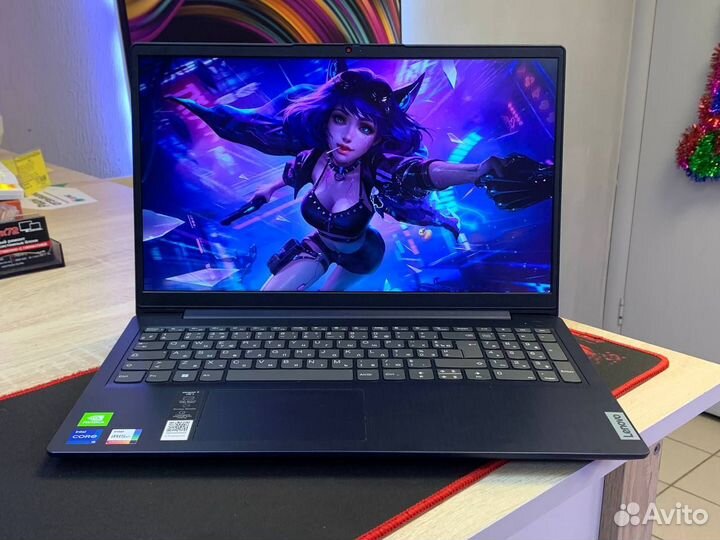 Игровой ноутбук от компании Lenovo на i5-11/MX350