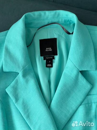 Пиджак бирюзовый S 42 44 р