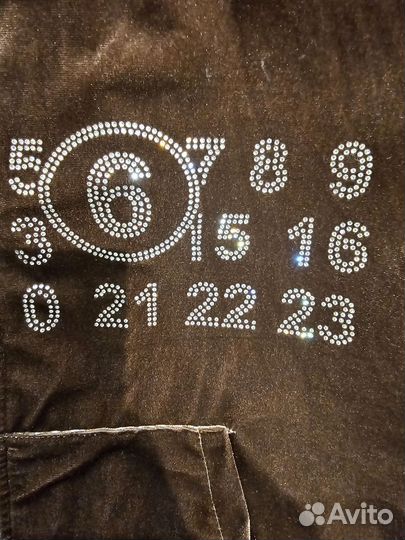 Велюровый костюм Maison Margela