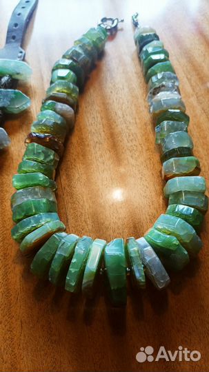 Бусы из оникса