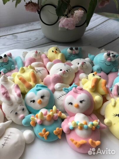 Фигурный маршмеллоу ручной работы