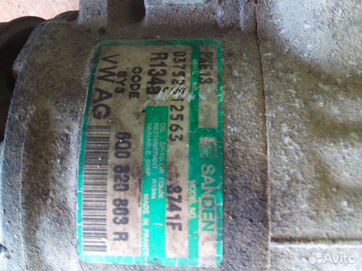 Компрессор кондиционера skoda fabia 2