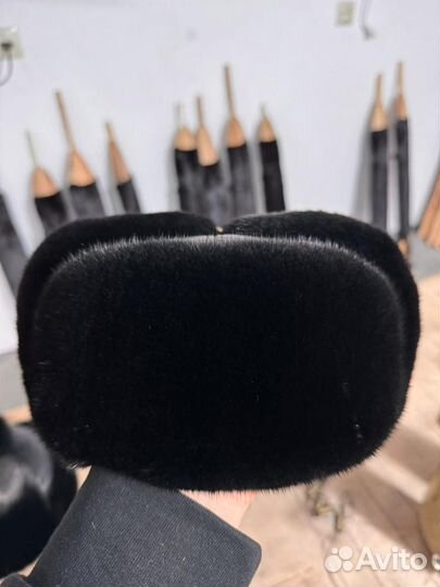 Шапка ушанка мужская натуральная