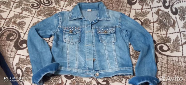 Новые джинс.шорты,куртка на 9-12лет