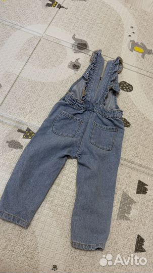 Джинсовый комбинезон для девочки mango