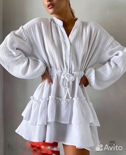 Платье летнее муслиновое