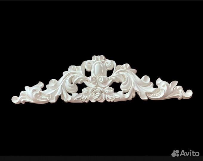 Лепнина из гипса, орнаменты, среднички