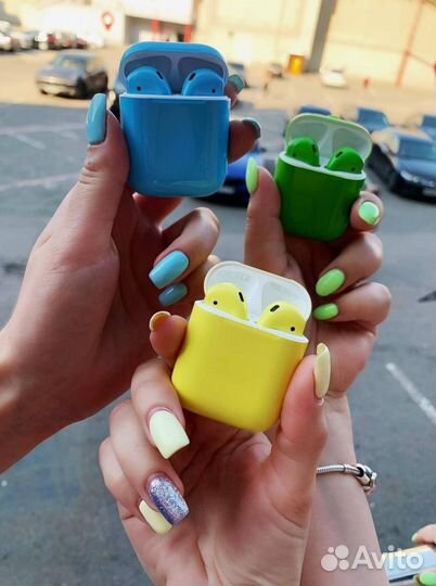 Airpods 2 оригинал новые custom