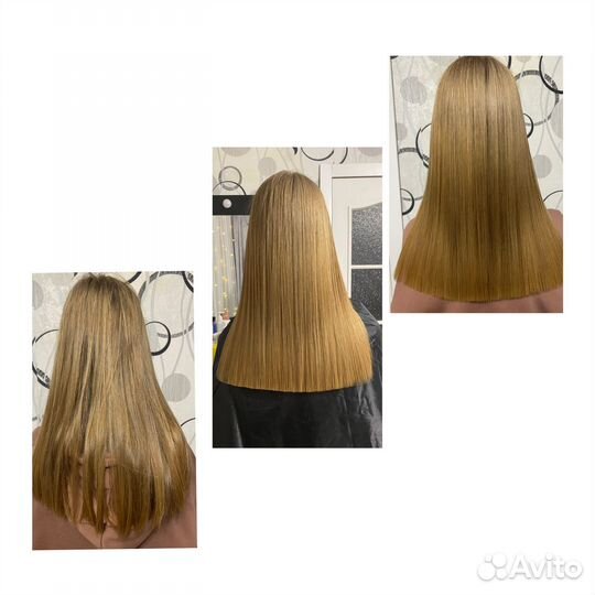 Кератиновое выпрямление волос