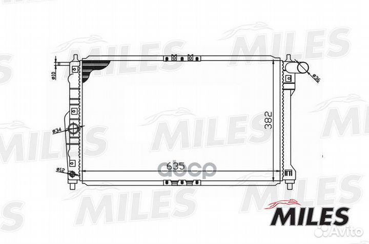 Радиатор (механическая acrm001 Miles