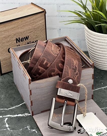 Ремень мужской Lacoste новый