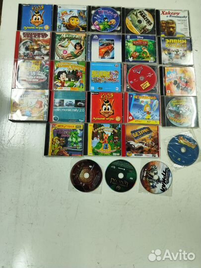 Диски с играми для пк 80шт