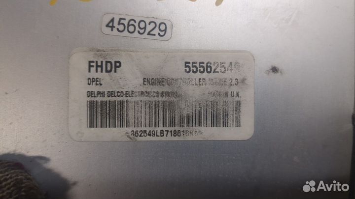 Блок управления двигателем Opel Zafira B, 2007