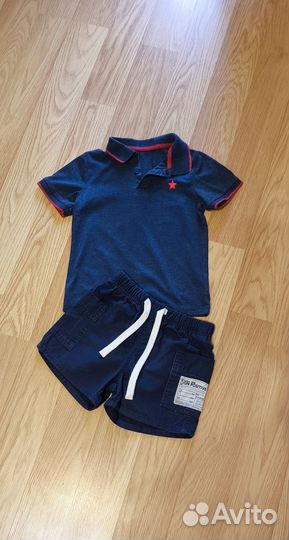 Р 110,шорты и футболка