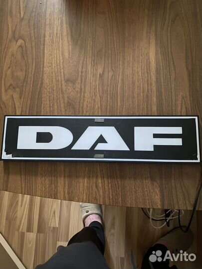 Светодиодные таблички на лобовое стекло DAF