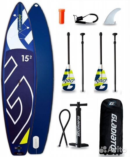 Sup доска надувная Gladiator PRO 15.2 Tandem