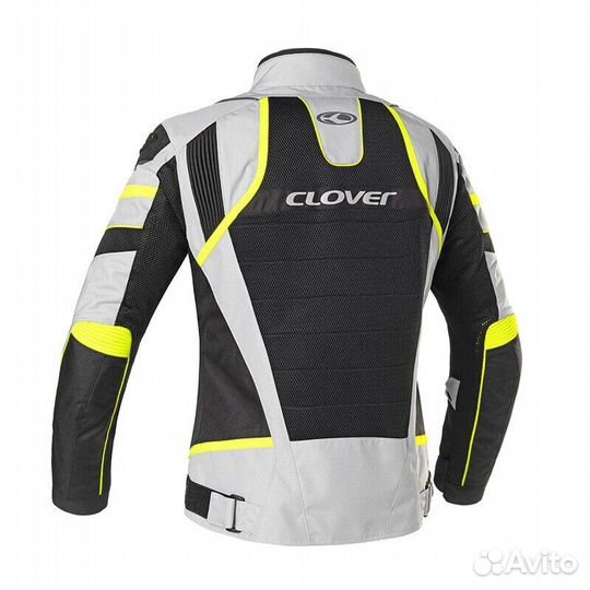 Clover Rainjet 2 Wp Lady мотокуртка Grey Yellow Же