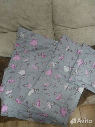 Комплект в коляску подушка матрас одеяло