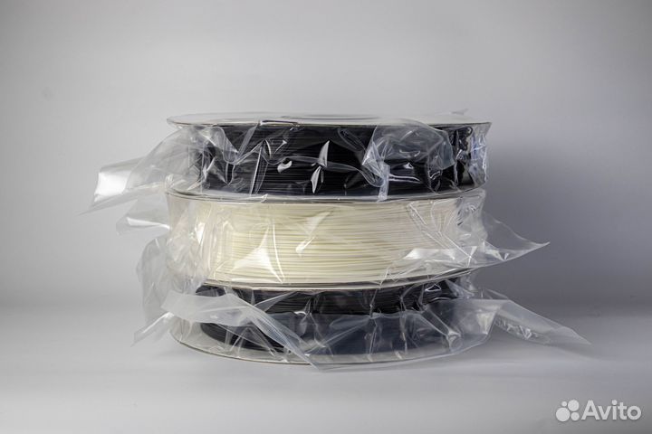 Пластик для 3D-принтера petg черный 1,75 мм 2 кг н