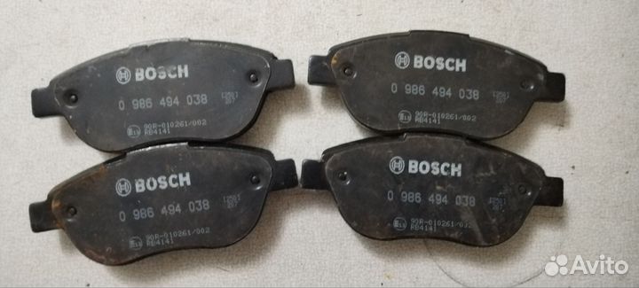 Тормозные колодки bosch Ситроен, Пежо