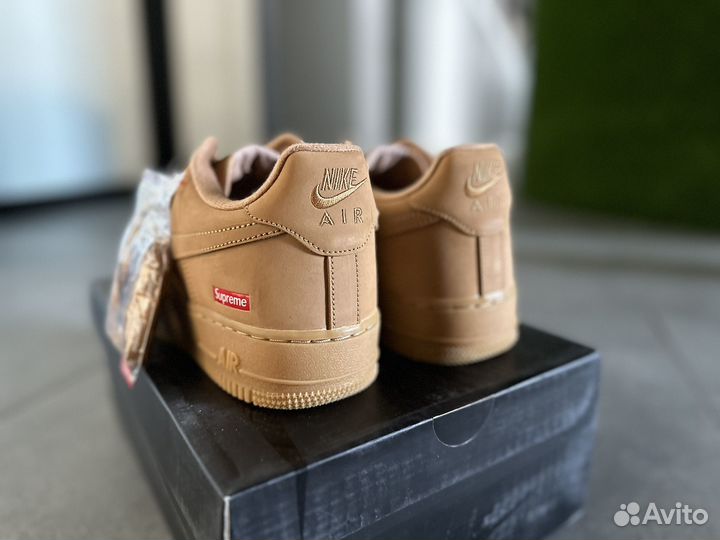 Nike Air Force 1 Supreme Flax Оригинал