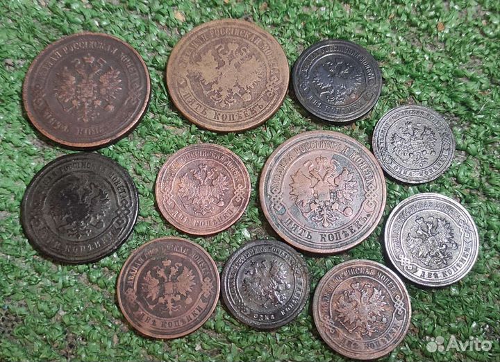 Медные монеты царской России