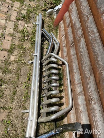 Защита бамперов и порогов на nissan patrol