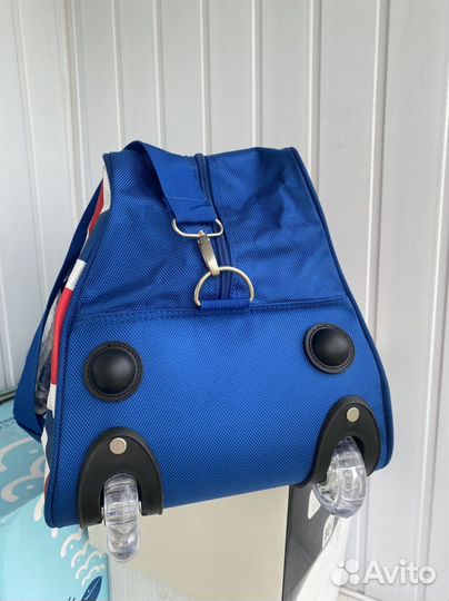 Сумка дорожная на колесах с выдвижной ручкой