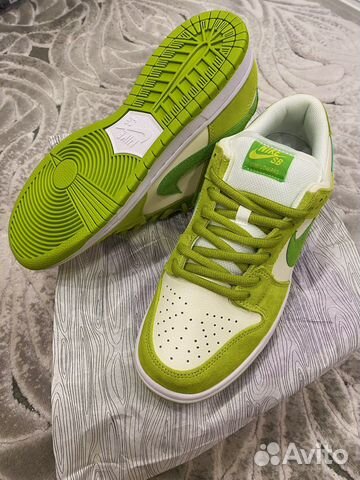 Кроссовки Nike SB dunk low apple green