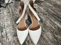 Туфли белые свадебные 40 размера
