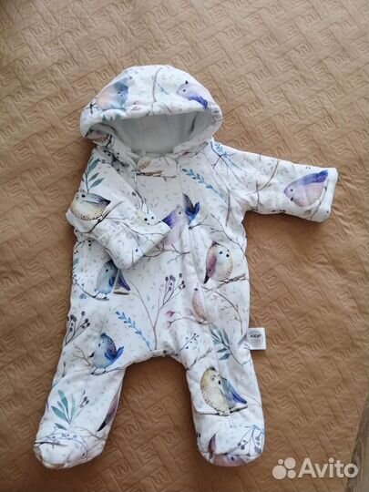 Комплект на выписку с комбинезоном демисезон