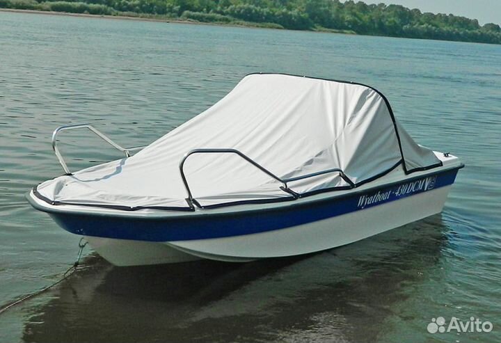 Открытый катер тримаран Wyatboat 430DCM новый