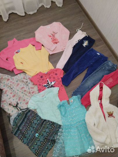 Детские вещи пакетом на девочку 116