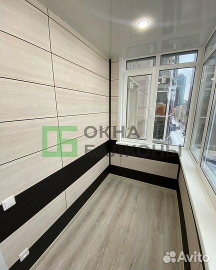 Отделка балконов и лоджии под ключ