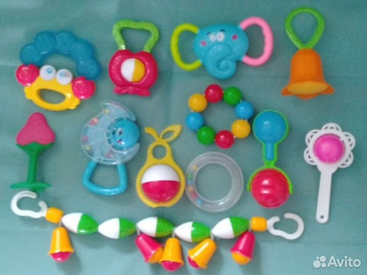 Погремушки, прорезыватель пакетом