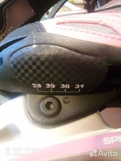 Роликовые коньки детские раздвижные