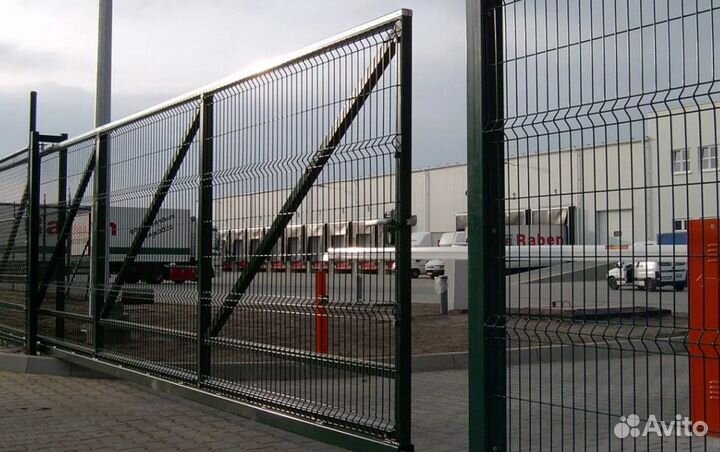 Забор металлический,ворота, калитки качественно