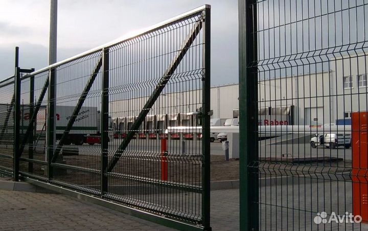 Забор металлический,ворота, калитки качественно