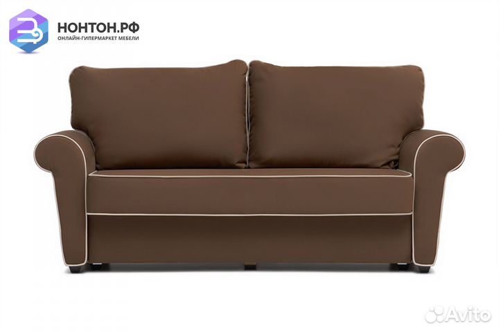 Диван еврокнижка Прованс коричневый