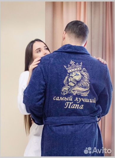 Халат с вышивкой